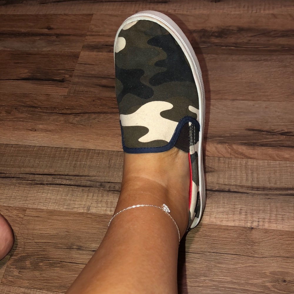 Camo Slip-on Sneakers